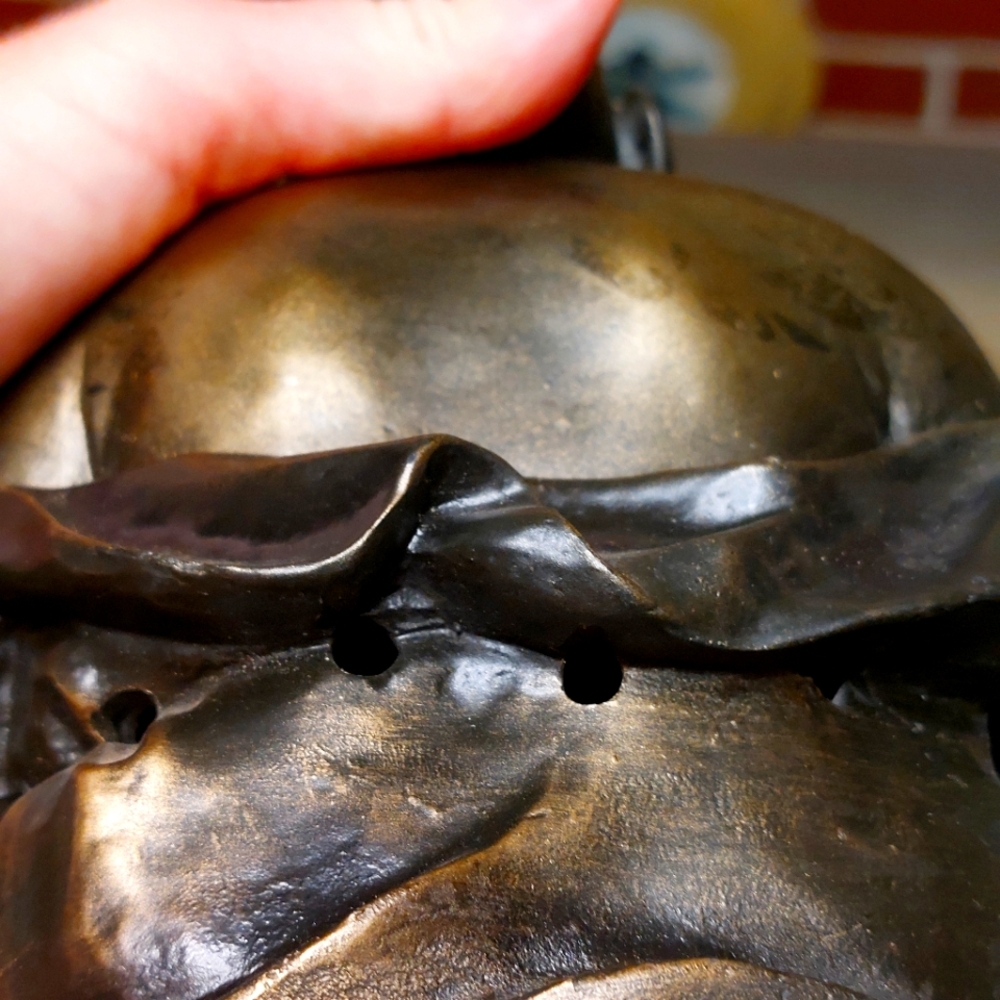 Large, Gold, Laughing, Buddha, Sculpture, Statue, Incense - Picture 5 of 10